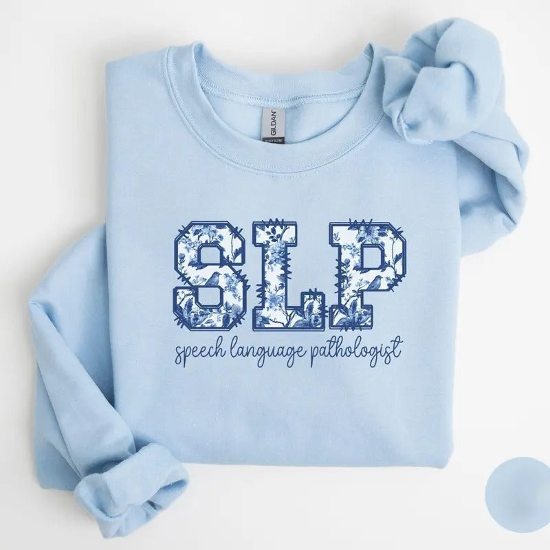 SLP Toile Speech Language Pathologist Future - Adult & Kids T-Shirts, Sweatshirts & Hoodies apparel design preview 1