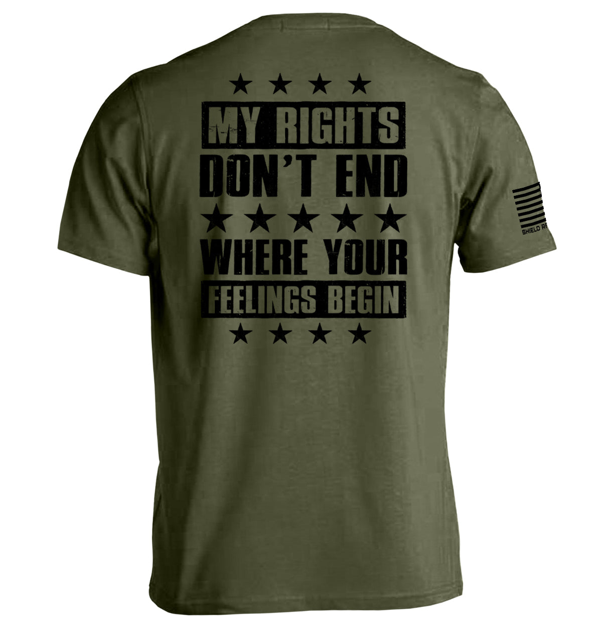 My Rights Don'T End Where Your Feelings Begin - Adult & Kids T-Shirts, Sweatshirts & Hoodies apparel design preview 1