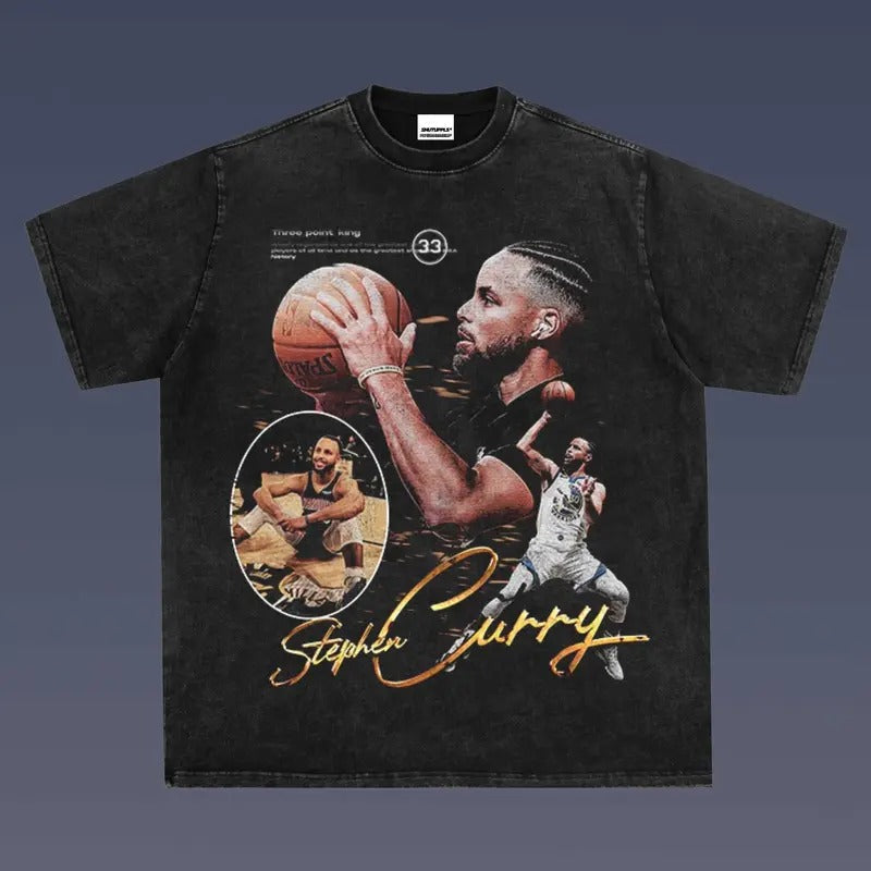 ST3PH3N CUR RY 1.3 VINTAGE SPORT FAN - Adult & Kids T-Shirts, Sweatshirts & Hoodies apparel design preview 1