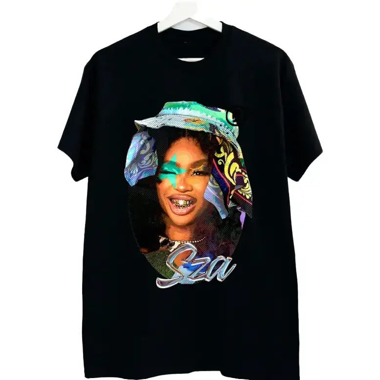 SZA BLACK Classic Cotton - Adult & Kids T-Shirts, Sweatshirts & Hoodies apparel design preview 1