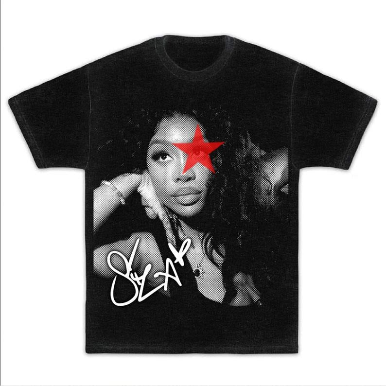 SZA Red HT - Adult & Kids T-Shirts, Sweatshirts & Hoodies apparel design preview 1