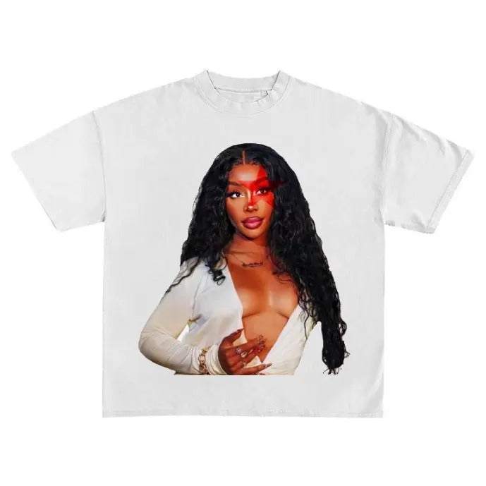 SZA Red Star Classic Cotton Top - Adult & Kids T-Shirts, Sweatshirts & Hoodies apparel design preview 1