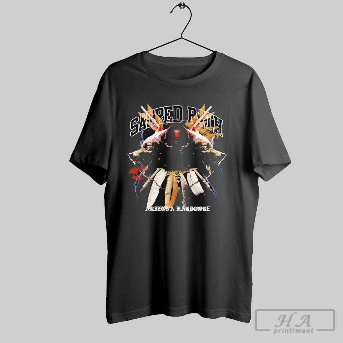 Sacred Path Arizona Wolves - Adult & Kids T-Shirts, Sweatshirts & Hoodies apparel design preview 1