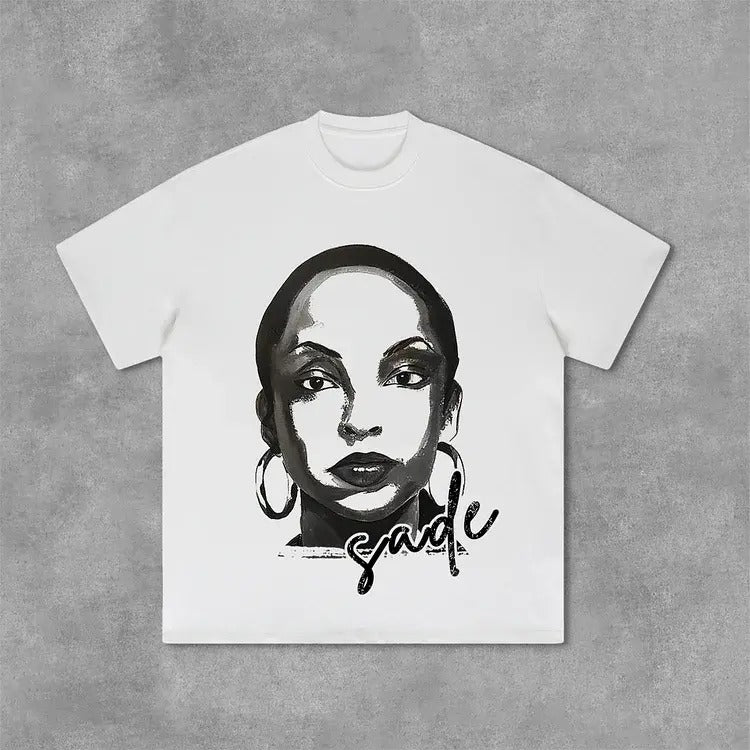 Sade Adu Graphics Print Vintage Cotton - Adult & Kids T-Shirts, Sweatshirts & Hoodies apparel design preview 1