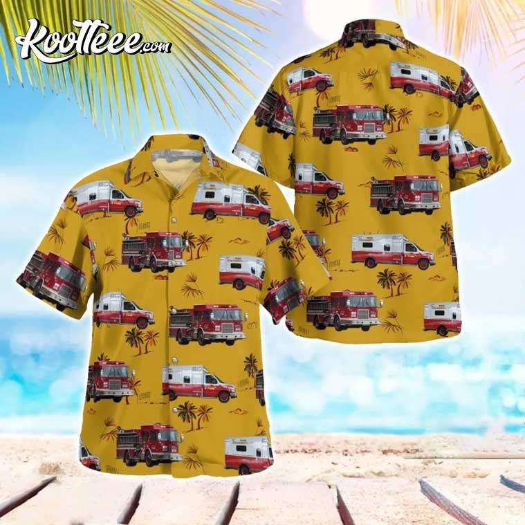 Saint Paul Fire Department Minnesota Hawaiian - Adult & Kids T-Shirts, Sweatshirts & Hoodies apparel design preview 1