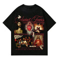 Saint Tears Vintage Jesus Gothic Christian Cotton - Adult & Kids T-Shirts, Sweatshirts & Hoodies apparel design preview 1