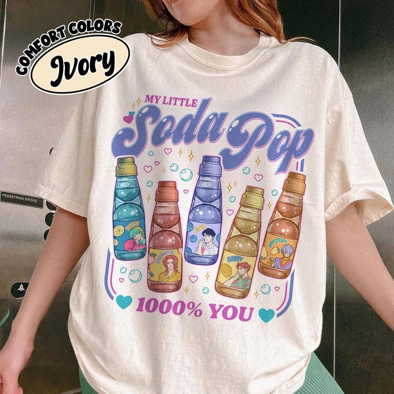 Saja Soda Pop KPDH Comfort Colors Huntrix PIN Kpop - Adult & Kids T-Shirts, Sweatshirts & Hoodies apparel design preview 1
