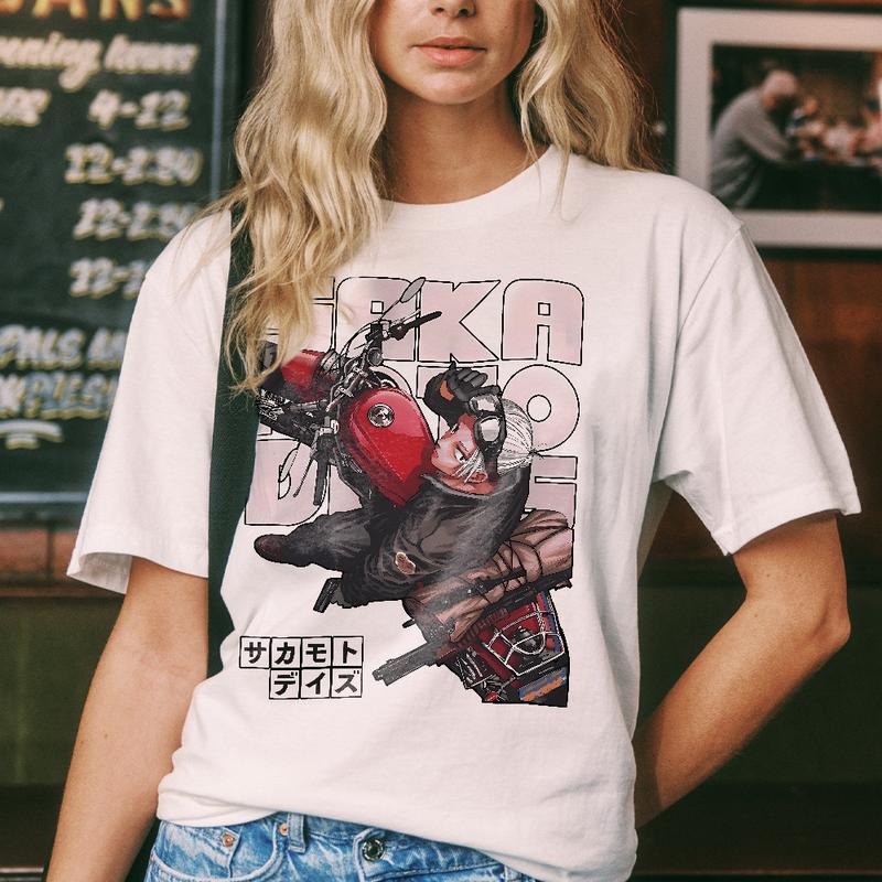 Sakamoto Days Manga Vintage Friends Funny Anime - Adult & Kids T-Shirts, Sweatshirts & Hoodies apparel design preview 1