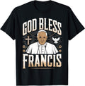 [Sale Off 40%] God Bless Pope Francis Retro - Adult & Kids T-Shirts, Sweatshirts & Hoodies apparel design preview 1