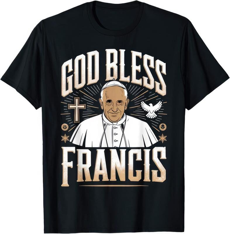 [Sale Off 40%] God Bless Pope Francis Retro - Adult & Kids T-Shirts, Sweatshirts & Hoodies apparel design preview 1