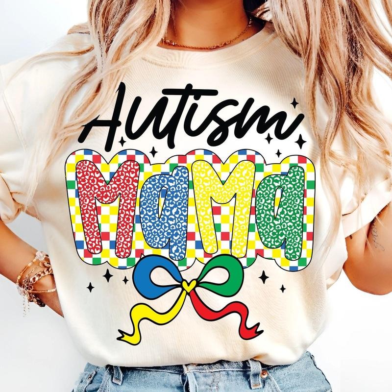 [Sale 45% Off] Autism Mama Coquette Awareness - Adult & Kids T-Shirts, Sweatshirts & Hoodies apparel design preview 1