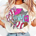 [Sale 45% Off] Baseball Mama Coquette Preppy - Adult & Kids T-Shirts, Sweatshirts & Hoodies apparel design preview 1