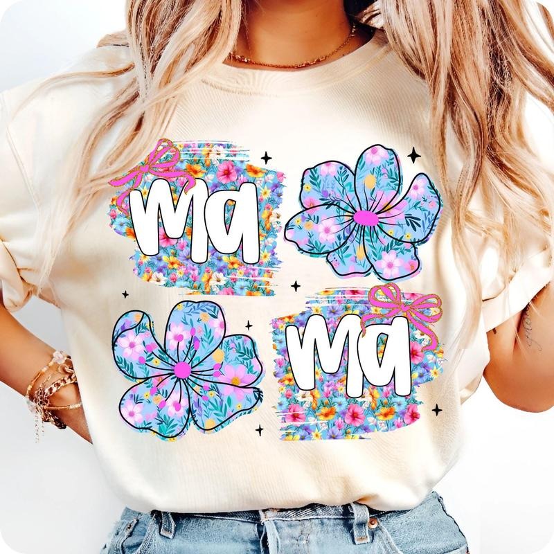 [Sale 45% Off] Floral Mama Coquette Boho Retro Mom - Adult & Kids T-Shirts, Sweatshirts & Hoodies apparel design preview 1