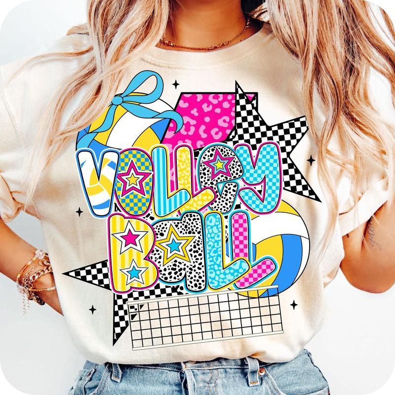 [Sale 45% Off] Preppy Volleyball Mama Game Day Mom - Adult & Kids T-Shirts, Sweatshirts & Hoodies apparel design preview 1