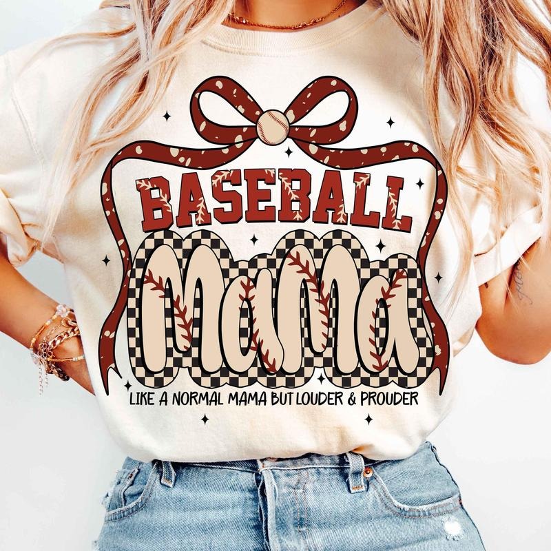 [Sale 45% Off] Retro Baseball Coquette Bow Mama Mom - Adult & Kids T-Shirts, Sweatshirts & Hoodies apparel design preview 1
