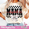 [Sale 45% Off] Retro Checkered Baseball Mama Coquette - Adult & Kids T-Shirts, Sweatshirts & Hoodies apparel design preview 1