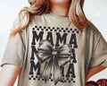 [Sale 45% Off] Retro Mama Checkered Coquette Bow Mom - Adult & Kids T-Shirts, Sweatshirts & Hoodies apparel design preview 1