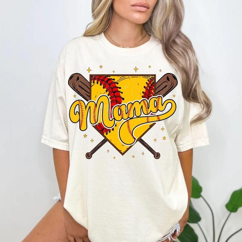 [Sale 45% Off] Retro Softball Mama Coquette Bow Game - Adult & Kids T-Shirts, Sweatshirts & Hoodies apparel design preview 1