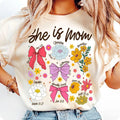 [Sale 45% Off] She Is Mom Coquette Christian Mama - Adult & Kids T-Shirts, Sweatshirts & Hoodies apparel design preview 1