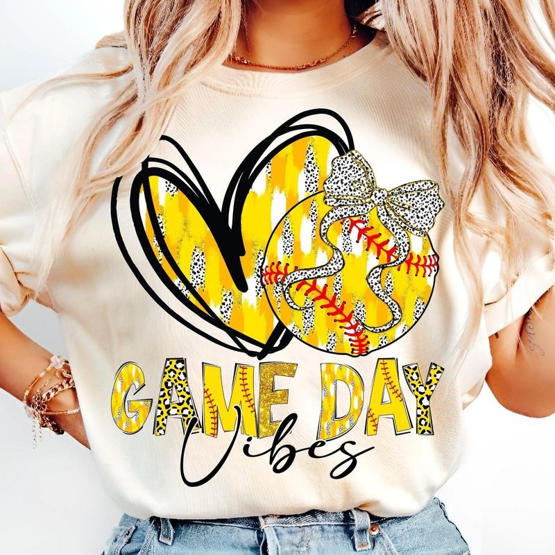 [Sale 45% Off] Softball Game Day Coquette Bow Mom - Adult & Kids T-Shirts, Sweatshirts & Hoodies apparel design preview 1