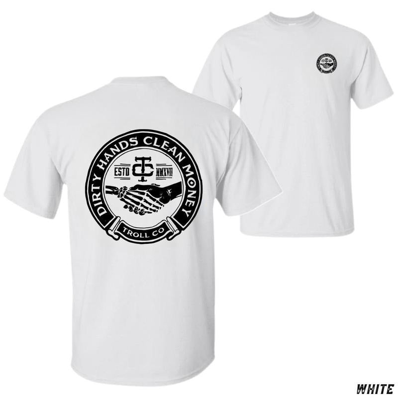 Sale Up 50% Dirty Hands Clean Money Bold Logo - Adult & Kids T-Shirts, Sweatshirts & Hoodies apparel design preview 1