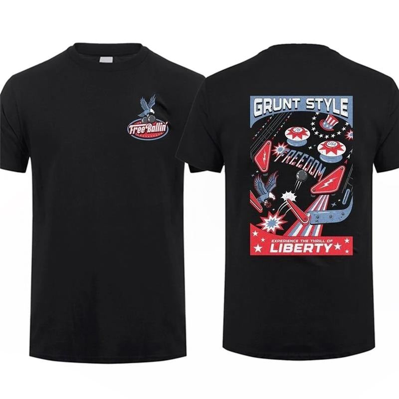 [Sale Up 60%] Grunt Free Ballin' Short Sleeve Casual - Adult & Kids T-Shirts, Sweatshirts & Hoodies apparel design preview 1