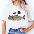 [Sale Up 30%] Cah Fih Misspelled Fish Meme Retro - Adult & Kids T-Shirts, Sweatshirts & Hoodies apparel design preview 1