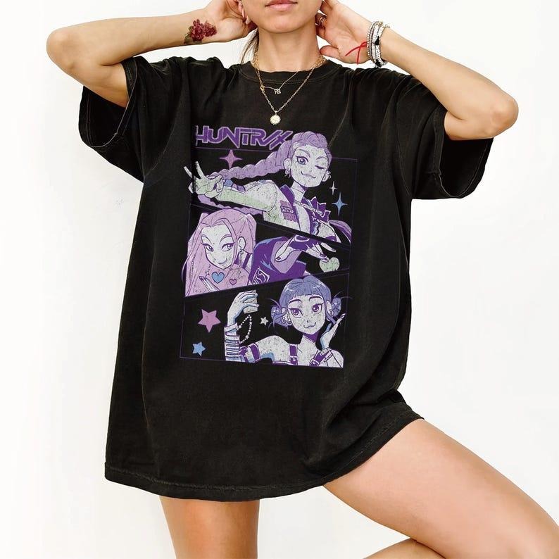 [Sale Up 30%] Limited Comfort Colors Demon Hunters - Adult & Kids T-Shirts, Sweatshirts & Hoodies apparel design preview 1