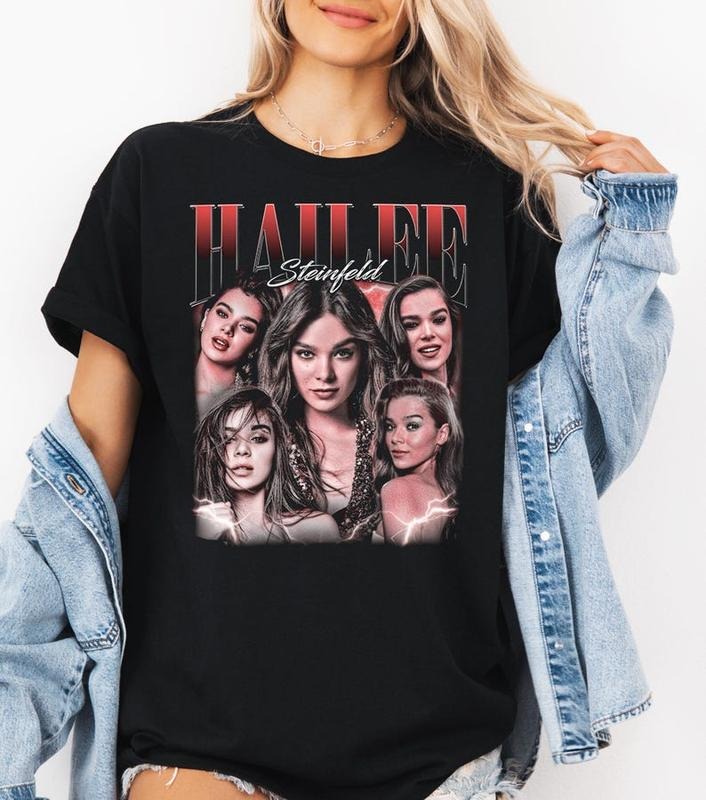 [Sale Up 50%] Hailee Steinfeld Vintage Bootleg Retro - Adult & Kids T-Shirts, Sweatshirts & Hoodies apparel design preview 1
