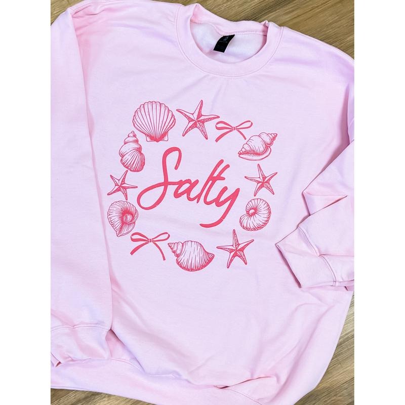 Salty Shells Top - Adult & Kids T-Shirts, Sweatshirts & Hoodies apparel design preview 1