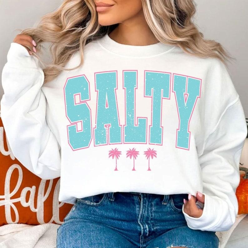 Salty Retro Summer Hoodi Sublimation - Adult & Kids T-Shirts, Sweatshirts & Hoodies apparel design preview 1