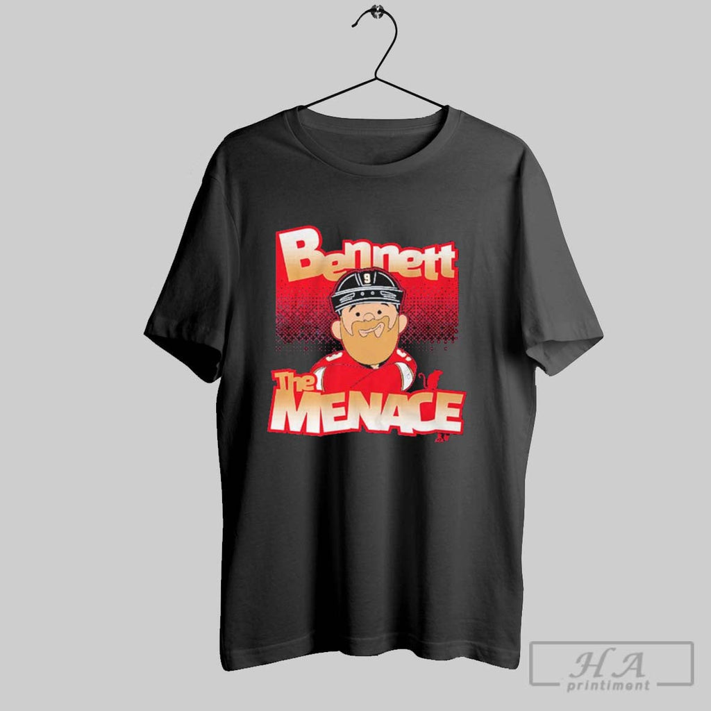 Sam Bennett The Menace Florida Hockey - Adult & Kids T-Shirts, Sweatshirts & Hoodies apparel design preview 1