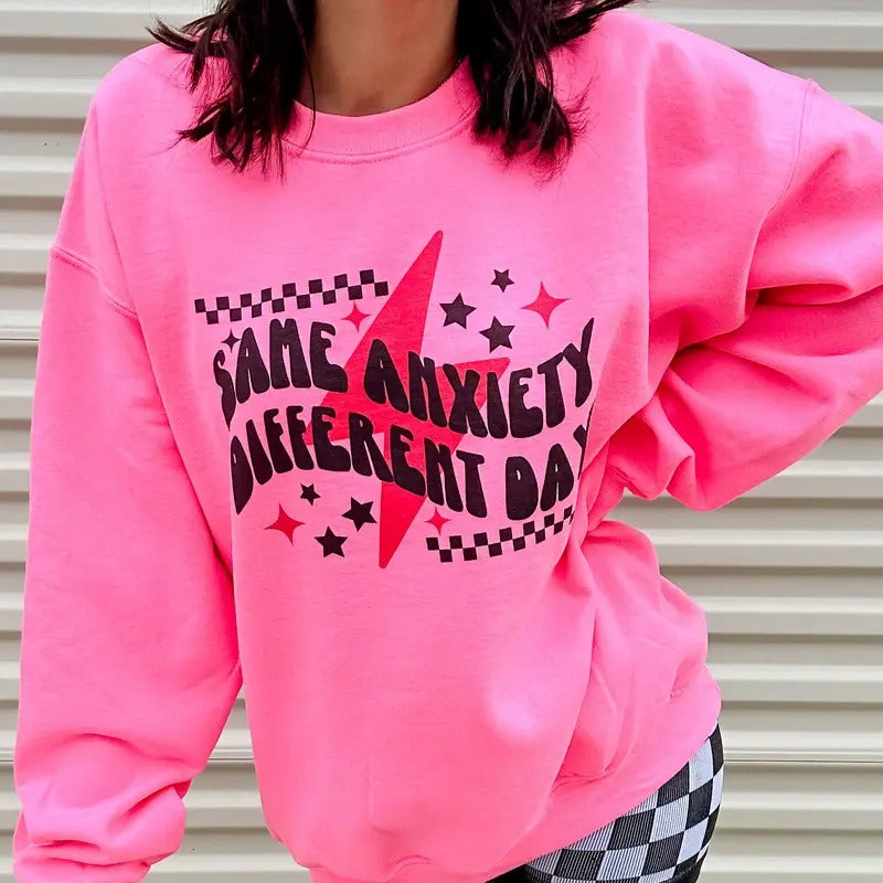 Same Anxiety - Adult & Kids T-Shirts, Sweatshirts & Hoodies apparel design preview 1