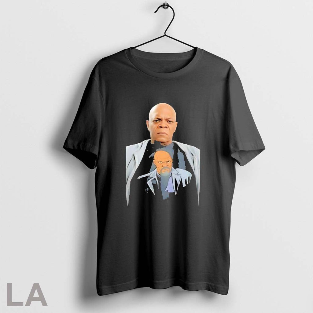 Samuel L Jackson Wearing Selfie Inception Indulgence - Adult & Kids T-Shirts, Sweatshirts & Hoodies apparel design preview 1