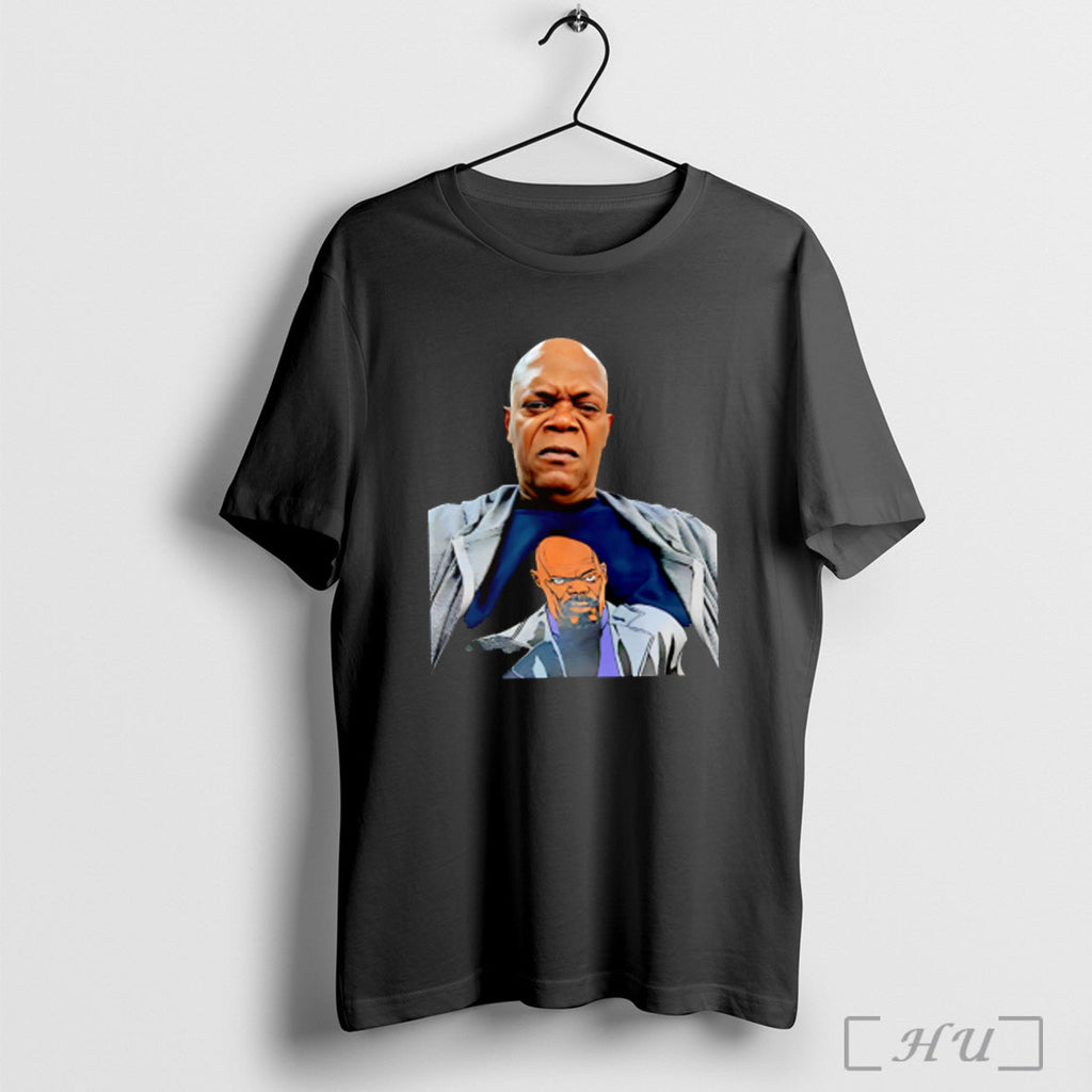 Samuel L Jackson Wearing A Of Himself - Adult & Kids T-Shirts, Sweatshirts & Hoodies apparel design preview 1