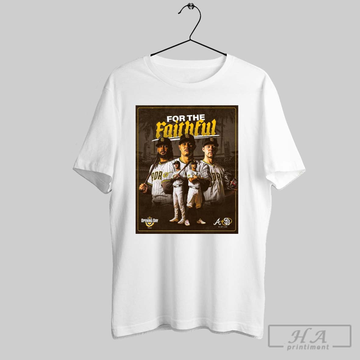 San Diego Padres For The Faithful Fernando Tatis Jr - Adult & Kids T-Shirts, Sweatshirts & Hoodies apparel design preview 1