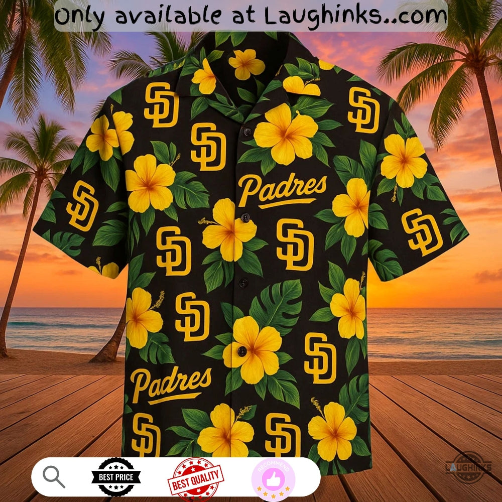 San Diego Padres Hawaiian Sga 2025 Stadium - Adult & Kids T-Shirts, Sweatshirts & Hoodies apparel design preview 1