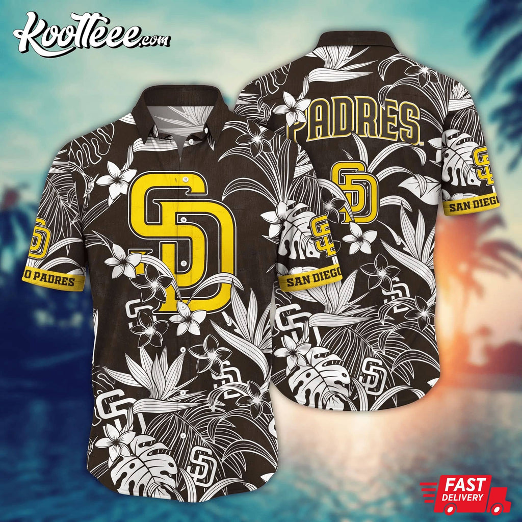 San Diego Padres MLB Hawaiian - Adult & Kids T-Shirts, Sweatshirts & Hoodies apparel design preview 1