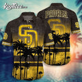 San Diego Padres MLB Summer Hawaiian And Shorts - Adult & Kids T-Shirts, Sweatshirts & Hoodies apparel design preview 1
