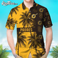 San Diego Padres Palm Tree And Symbol Hawaiian - Adult & Kids T-Shirts, Sweatshirts & Hoodies apparel design preview 1