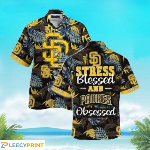 San Diego Padres Tropical Hawaiian For Hot Summer - Adult & Kids T-Shirts, Sweatshirts & Hoodies apparel design preview 1