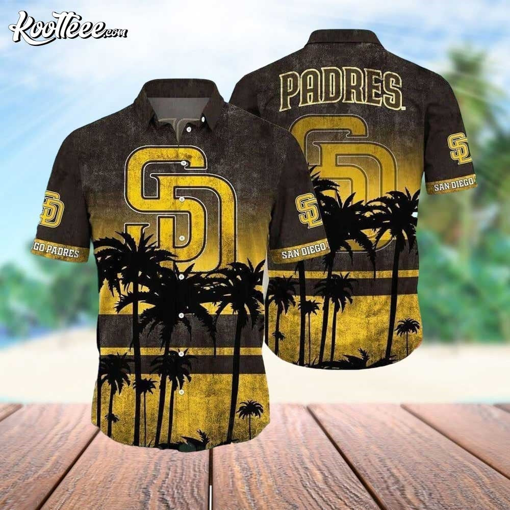 San Diego Padres Tropical Oasis Hawaiian - Adult & Kids T-Shirts, Sweatshirts & Hoodies apparel design preview 1