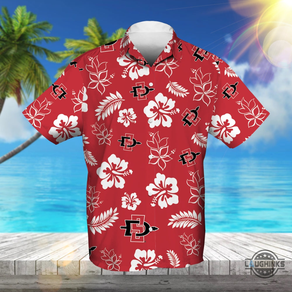 San Diego State Aztecs Hawaiian And Shorts Giveaway - Adult & Kids T-Shirts, Sweatshirts & Hoodies apparel design preview 1