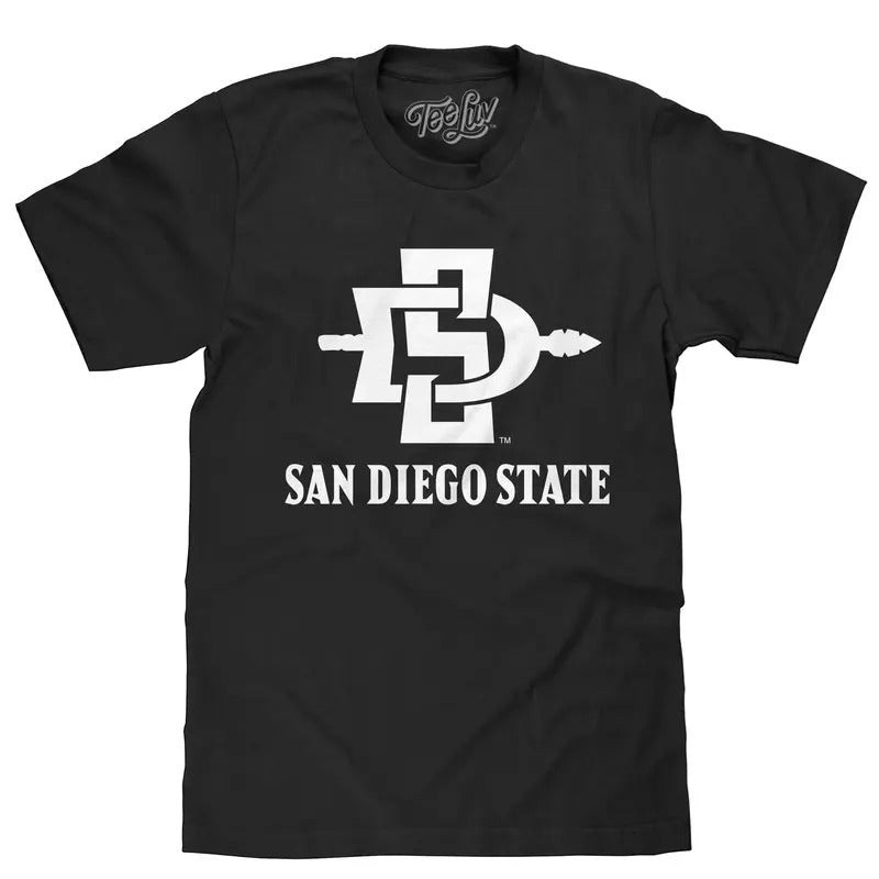San Diego State University Aztecs Black - Adult & Kids T-Shirts, Sweatshirts & Hoodies apparel design preview 1