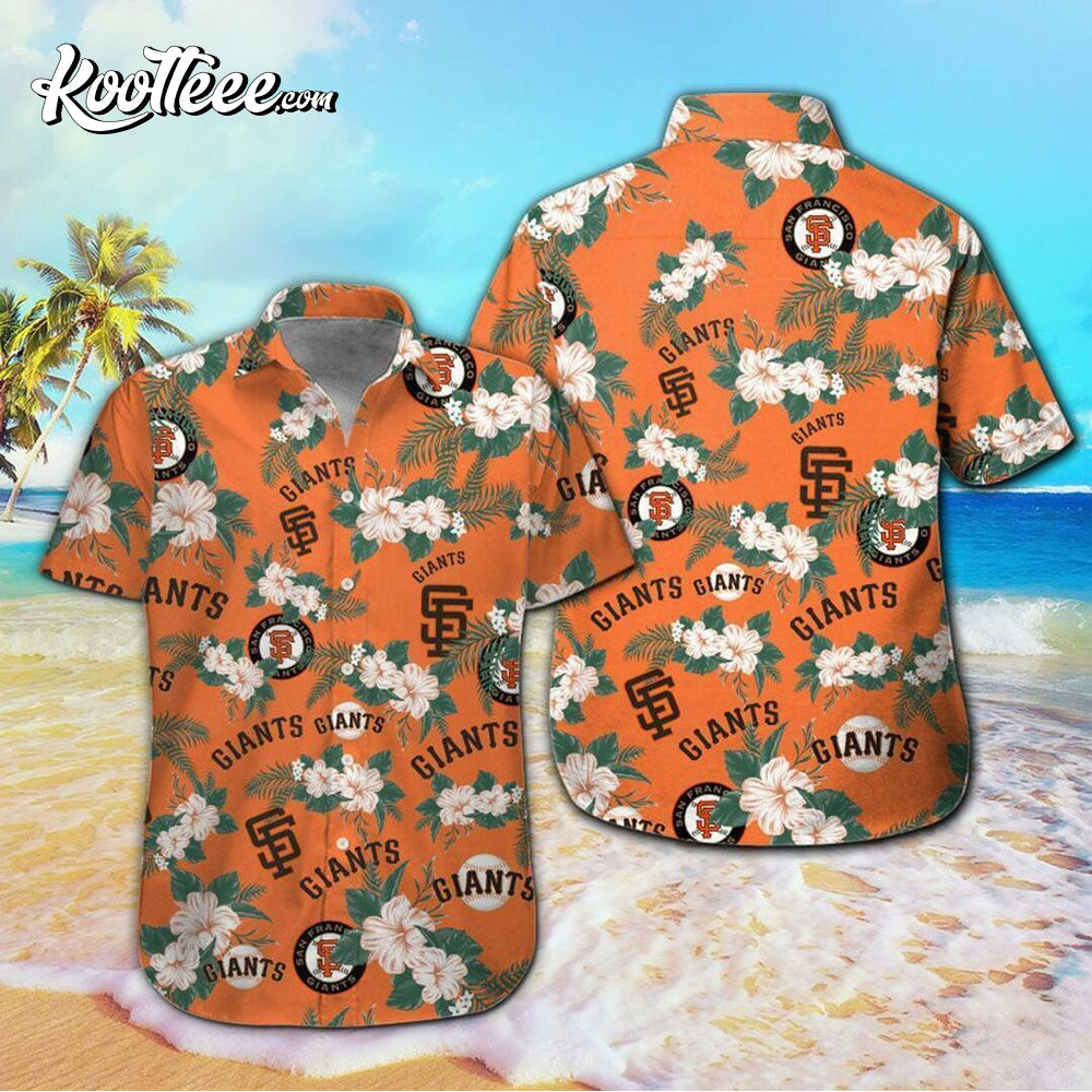San Francisco Giants Baseball Hawaiian - Adult & Kids T-Shirts, Sweatshirts & Hoodies apparel design preview 1