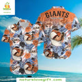 San Francisco Giants Hawaiian Coastal Breeze Custom - Adult & Kids T-Shirts, Sweatshirts & Hoodies apparel design preview 1