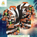 San Francisco Giants Hawaiian Orange Floral MLB - Adult & Kids T-Shirts, Sweatshirts & Hoodies apparel design preview 1