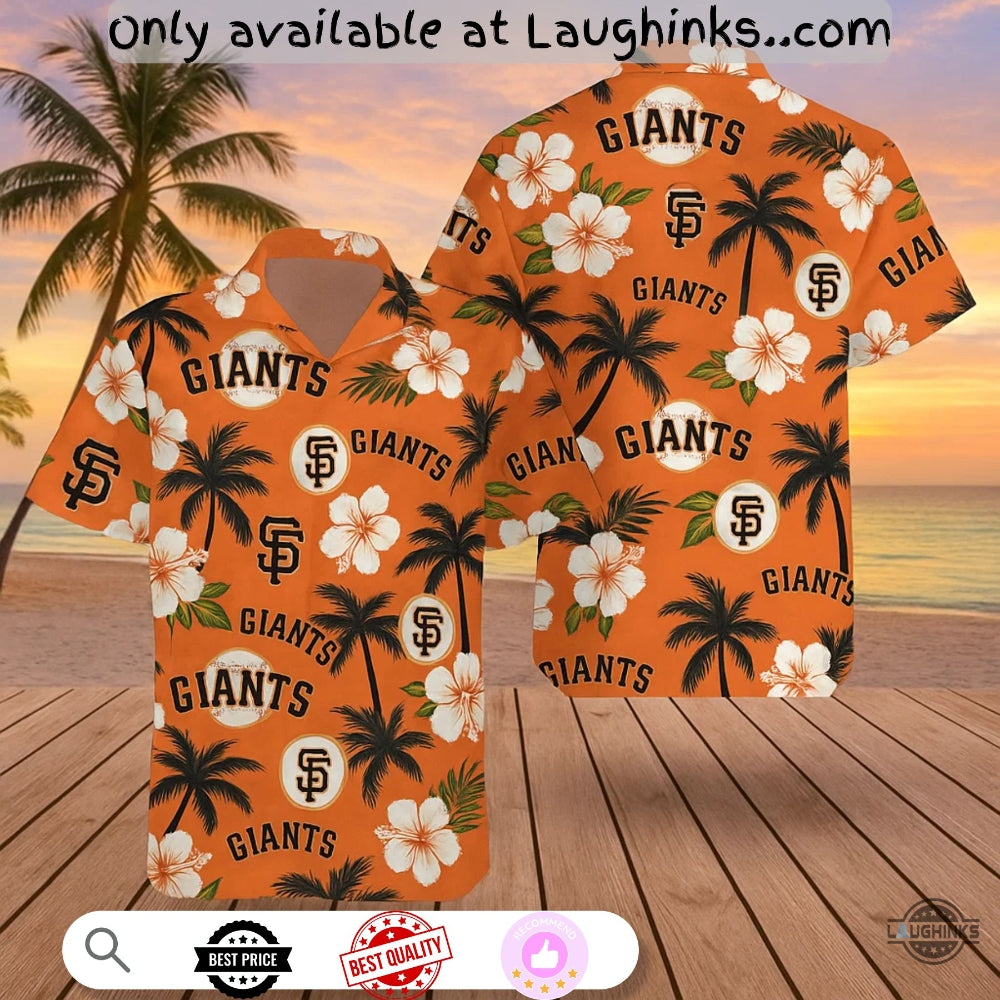 San Francisco Giants Hawaiian 2025 Spring Training - Adult & Kids T-Shirts, Sweatshirts & Hoodies apparel design preview 1