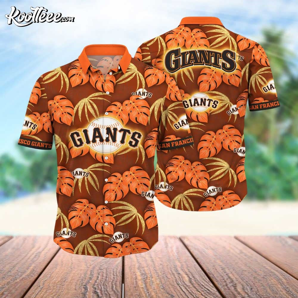 San Francisco Giants Orange Crush Hawaiian - Adult & Kids T-Shirts, Sweatshirts & Hoodies apparel design preview 1