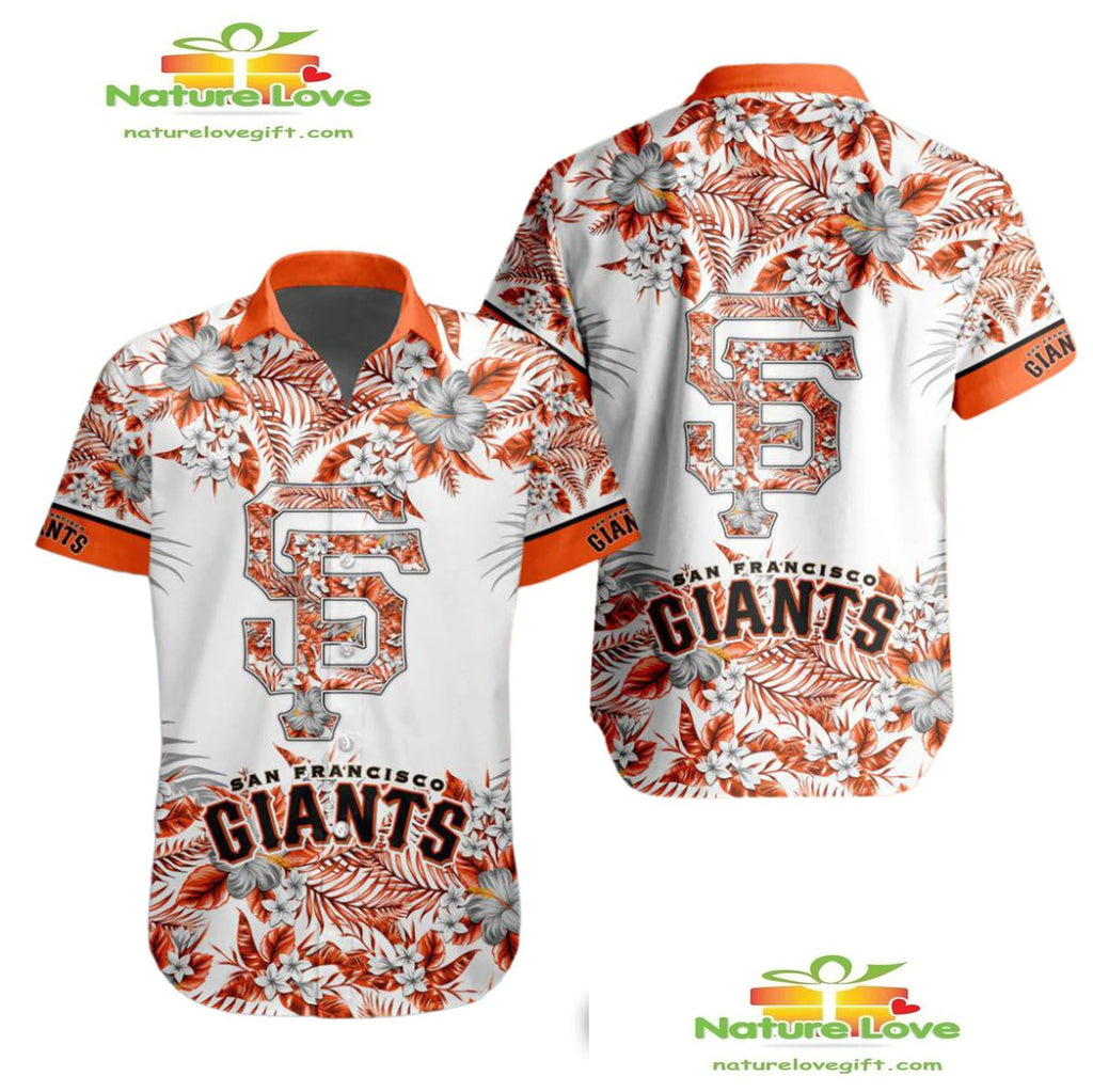 San Francisco Giants Hawaiian Tropical Aloha for Men - Adult & Kids T-Shirts, Sweatshirts & Hoodies apparel design preview 1